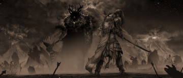 Картинка видео+игры ---другое монстр рыцарь gothmog feanor skyrace