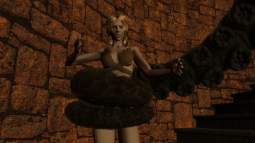 Картинка 3д+графика фантазия+ fantasy фон взгляд девушка