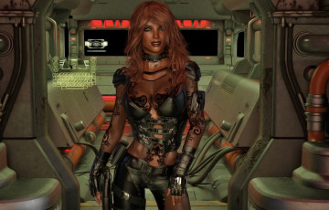 Картинка 3д+графика фантазия+ fantasy фон взгляд девушка