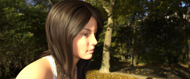 Обои картинки фото 3д графика, портрет , portraits, фон, взгляд, девушка