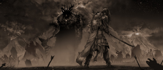 Обои картинки фото видео игры, ---другое, монстр, рыцарь, gothmog, feanor, skyrace