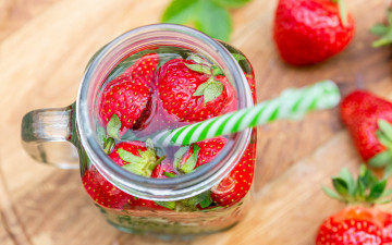 Картинка еда клубника +земляника