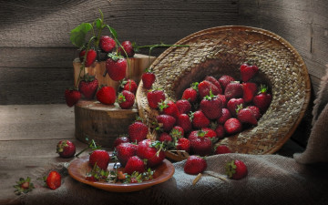 Картинка еда клубника +земляника