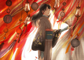 Картинка аниме unknown +другое+ девушка