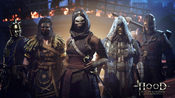 Картинка видео+игры hood +outlaws+&+legends персонажи маски отряд