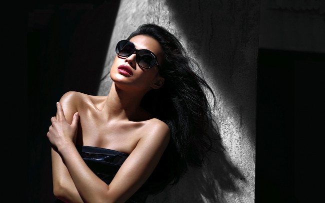 Обои картинки фото девушки, shu qi, очки