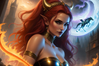 Картинка фэнтези эльфы нейросети графика нейроарт ai art нейронные сети рисунки нейро искусство