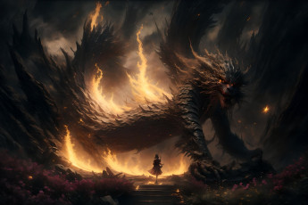 Картинка фэнтези существа нейросети графика нейроарт ai art нейронные сети рисунки нейро искусство