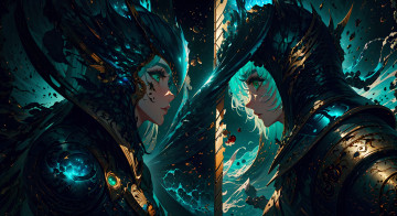 Картинка аниме магия +колдовство +halloween нейросети графика нейроарт ai art нейронные сети рисунки нейро искусство