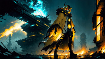 Картинка аниме ангелы +демоны нейросети графика нейроарт ai art нейронные сети рисунки нейро искусство