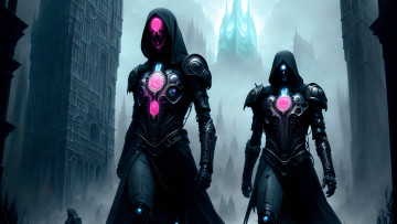 Картинка фэнтези роботы +киборги +механизмы нейросети графика нейроарт ai art нейронные сети рисунки нейро искусство