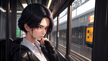 Картинка аниме unknown +другое+ нейросети графика нейроарт ai art нейронные сети рисунки нейро искусство