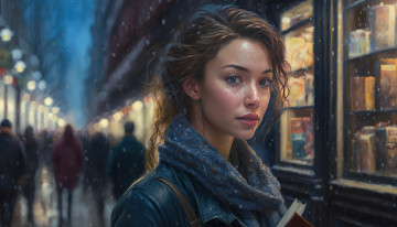 Картинка рисованное люди нейросети графика нейроарт ai art нейронные сети