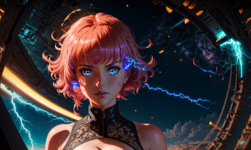 Картинка аниме оружие +техника +технологии нейросети графика нейроарт ai art нейронные сети рисунки нейро искусство