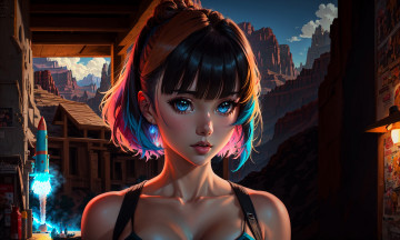 Картинка аниме unknown +другое+ нейросети графика нейроарт ai art нейронные сети рисунки нейро искусство