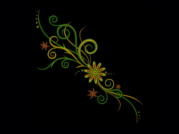 Обои картинки фото векторная графика, цветы , flowers, цветок, узор