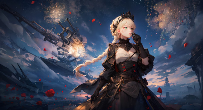 Обои картинки фото аниме, оружие,  техника,  технологии, нейросети, графика, нейроарт, ai, art, нейронные, сети, рисунки, нейро, искусство