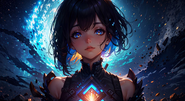 Обои картинки фото аниме, unknown,  другое , нейросети, графика, нейроарт, ai, art, нейронные, сети, рисунки, нейро, искусство