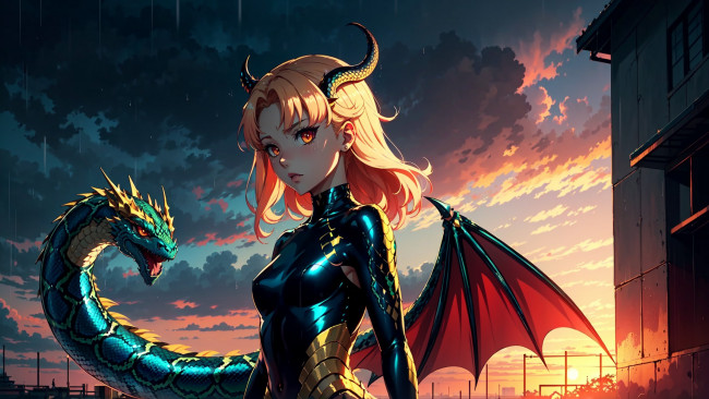 Обои картинки фото аниме, животные,  существа, нейросети, графика, нейроарт, ai, art, нейронные, сети, рисунки, нейро, искусство