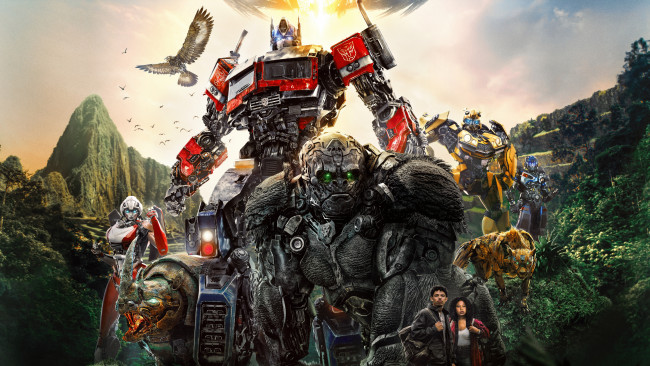 Обои картинки фото transformers,  rise of the beasts ,  2023 , кино фильмы,  rise of the beasts, трансформеры, восхождение, звероботов, боевик, фантастика, новинки, кино
