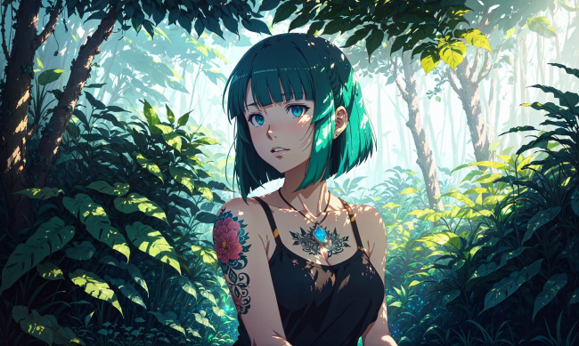 Обои картинки фото аниме, пейзажи,  природа, нейросети, графика, нейроарт, ai, art, нейронные, сети, рисунки, нейро, искусство