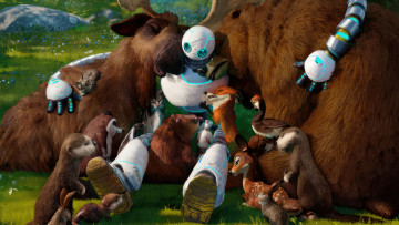 Картинка the+wild+robot+ +2024+ мультфильмы the+wild+robot дикий робот приключения семейный lupita nyongo roz озвучка dreamworks animation