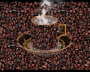 Картинка еда кофе кофейные зёрна
