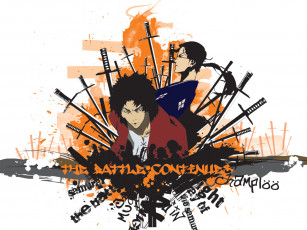 Картинка аниме samurai champloo