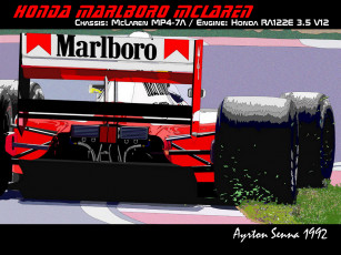 Картинка ayrton senna 1992 спорт формула