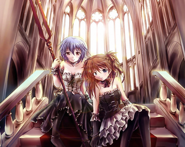 Обои картинки фото аниме, evangelion