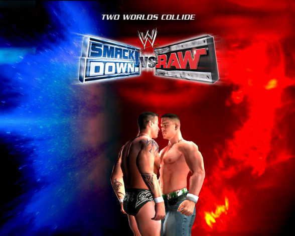 Обои картинки фото видео, игры, wwe, smackdown, vs, raw, 2009