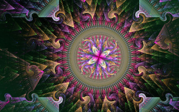 Картинка 3д графика fractal фракталы