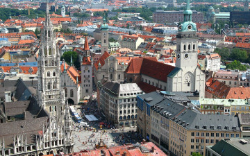 Картинка мюнхен города панорамы