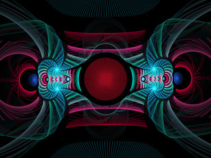 Картинка 3д графика fractal фракталы фрактал