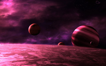 Картинка космос арт планетызвёзды