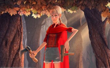 Картинка pappy onwuagbu фэнтези девушки оружие топор