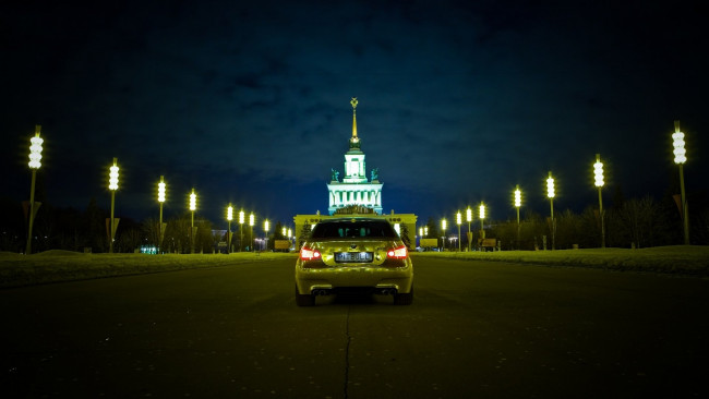 Обои картинки фото города, москва, россия, ночь