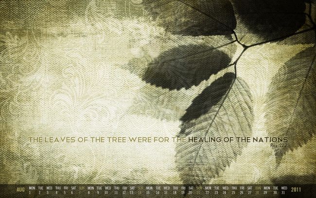 Обои картинки фото календари, рисованные, векторная, графика, листья, узор