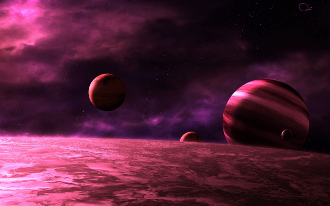 Обои картинки фото космос, арт, планетызвёзды