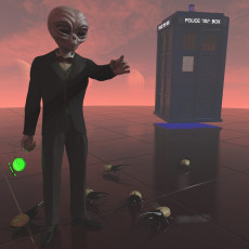 Картинка 3д графика creatures существа гуманоид