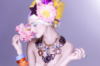 Картинка -Unsort+Креатив девушки unsort креатив цветок тюрбан