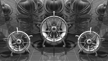 Картинка 3д графика modeling моделирование узор цвета фон