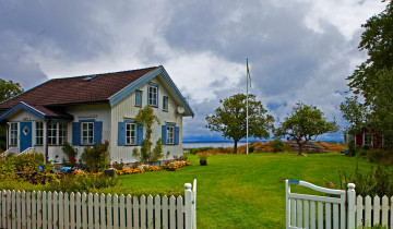 Картинка швеция вестра гёталанд города здания дома вестра-гёталанд