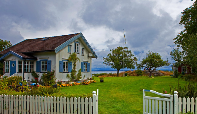 Обои картинки фото швеция, вестра, гёталанд, города, здания, дома, вестра-гёталанд