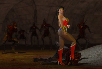 обоя 3д, графика, fantasy, фантазия, девушка, lordsnot, существа