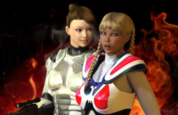 Картинка 3д графика fantasy фантазия девушки