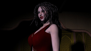 Картинка 3д графика people люди девушка взгляд