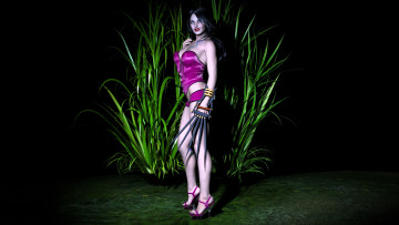 Картинка 3д графика people люди девушка взгляд