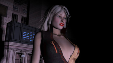 Картинка 3д графика people люди девушка взгляд