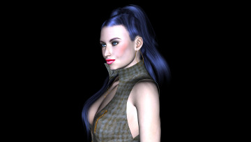 Картинка 3д графика people люди девушка взгляд